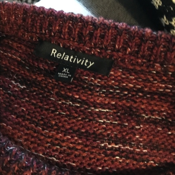 RELATIVITY XL NWT crewneck Pullover sweater - Picture 12 of 13